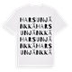 Harsunjänkkä ordlek t-shirt