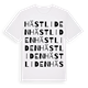 White t-shirt med Hästliden ordlek t-shirt