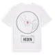 White t-shirt med Heden t-shirt