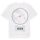 White t-shirt med Heden t-shirt
