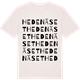 Vintage White t-shirt med Hedenäset ordlek t-shirt
