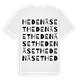 Hedenäset ordlek t-shirt