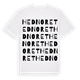 Hednoret ordlek t-shirt