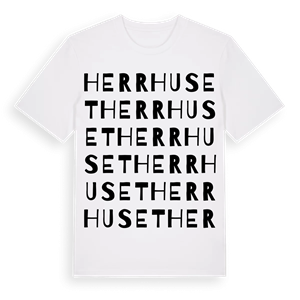 Herrhuset ordlek t-shirt – ekologisk bomull t-shirt från Pinshirt