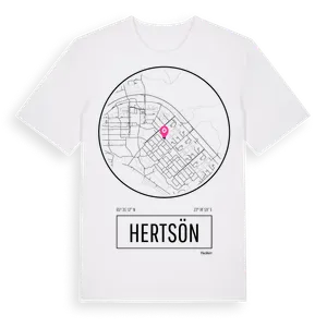 Hertsön t-shirt – ekologisk bomull t-shirt från Pinshirt