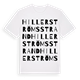 Hillerströms strand ordlek t-shirt