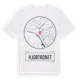 White t-shirt med Hjortronet t-shirt