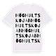 Höghultskojan ordlek t-shirt