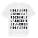 Holfjärden ordlek t-shirt