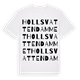 Hollsvattendammet ordlek t-shirt