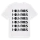 White t-shirt med Holmfors ordlek t-shirt
