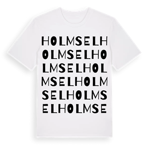 Holmsel ordlek t-shirt – ekologisk bomull t-shirt från Pinshirt