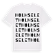 Holmselet ordlek t-shirt