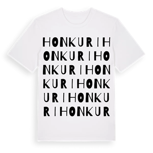 Honkuri ordlek t-shirt – ekologisk bomull t-shirt från Pinshirt