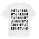 White t-shirt med Hötjärn ordlek t-shirt