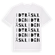 Idträskliden ordlek t-shirt