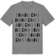 Mid Heather Gray t-shirt med Inaniemi ordlek t-shirt