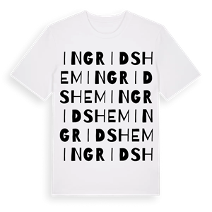 Ingridshem ordlek t-shirt – ekologisk bomull t-shirt från Pinshirt