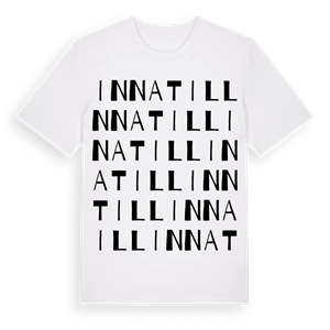 Innatill ordlek t-shirt – ekologisk bomull t-shirt från Pinshirt