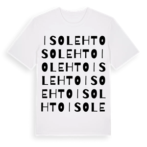 Isolehto ordlek t-shirt – ekologisk bomull t-shirt från Pinshirt