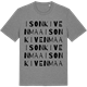Mid Heather Gray t-shirt med Isonkivenmaa ordlek t-shirt