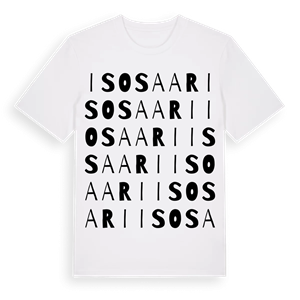 Isosaari ordlek t-shirt – ekologisk bomull t-shirt från Pinshirt