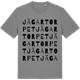 Mid Heather Gray t-shirt med Jägartorpet ordlek t-shirt