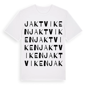 Jaktviken ordlek t-shirt – ekologisk bomull t-shirt från Pinshirt