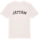 Vintage White t-shirt med Jåttåm böjd t-shirt