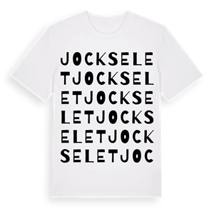 Jockselet ordlek t-shirt – ekologisk bomull t-shirt från Pinshirt