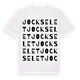 Jockselet ordlek t-shirt