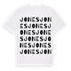 White t-shirt med Jones ordlek t-shirt
