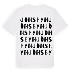 Jönsbyn ordlek t-shirt – ekologisk bomull t-shirt från Pinshirt