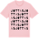Pink Cotton t-shirt med Jottas ordlek t-shirt