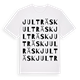 Julträsk ordlek t-shirt