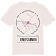 Vintage White t-shirt med Junosuando t-shirt