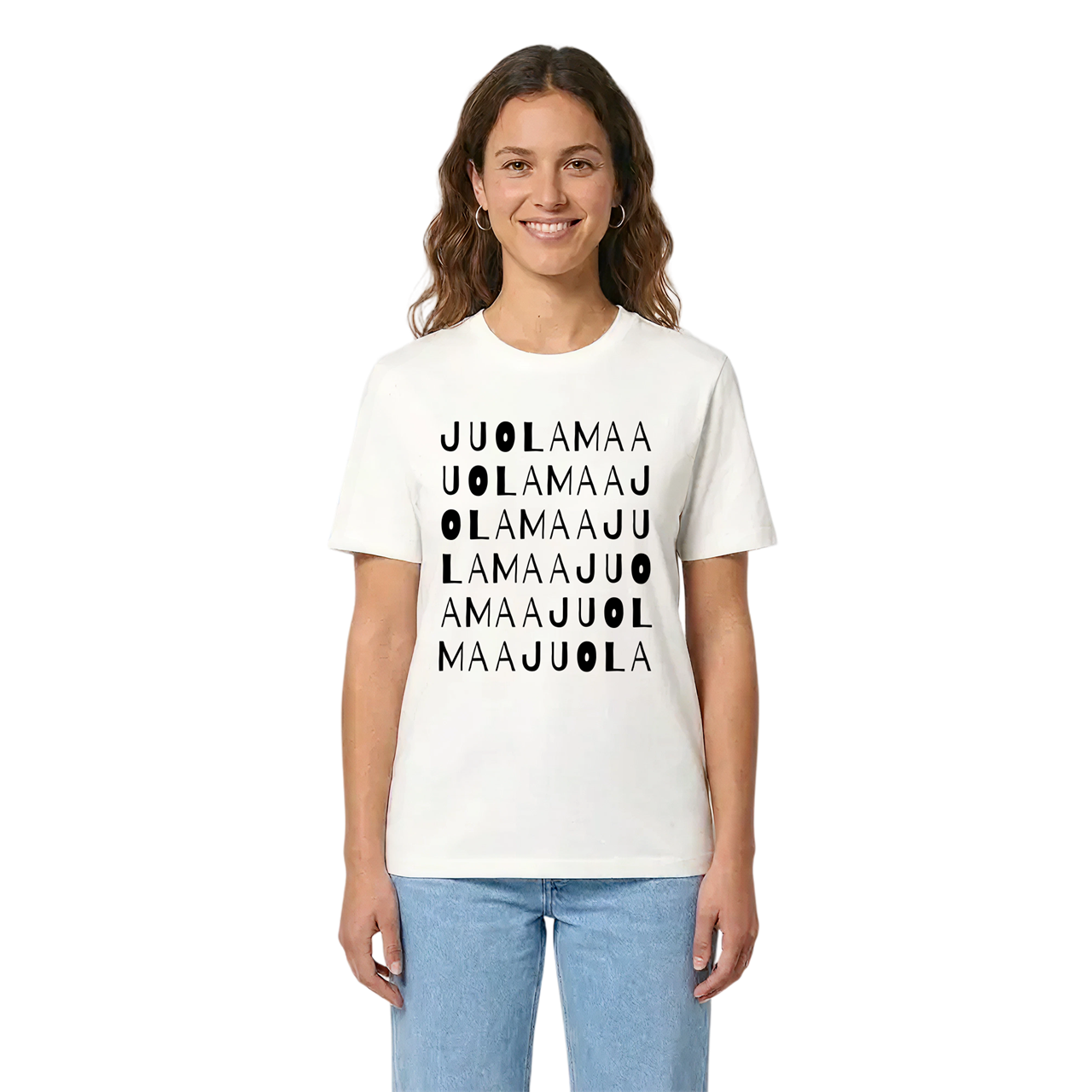 Juolamaa ordlek t-shirt i miljö