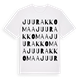 Juurakkomaa ordlek t-shirt