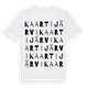Kaartijärvi ordlek t-shirt
