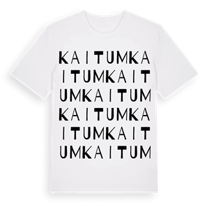 Kaitum ordlek t-shirt – ekologisk bomull t-shirt från Pinshirt