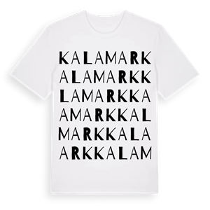 Kalamark ordlek t-shirt – ekologisk bomull t-shirt från Pinshirt