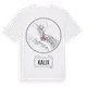White t-shirt med Kalix t-shirt