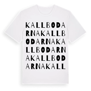 Kallbodarna ordlek t-shirt – ekologisk bomull t-shirt från Pinshirt