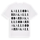 Kallbodarna ordlek t-shirt