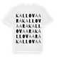 Kallovaara ordlek t-shirt