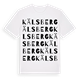 White t-shirt med Kälsberg ordlek t-shirt