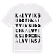 Kalvviksudden ordlek t-shirt