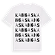 Kangas ordlek t-shirt