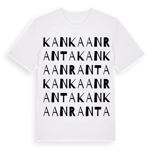 Kankaanranta ordlek t-shirt – ekologisk bomull t-shirt från Pinshirt