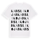 Kanslikojan ordlek t-shirt